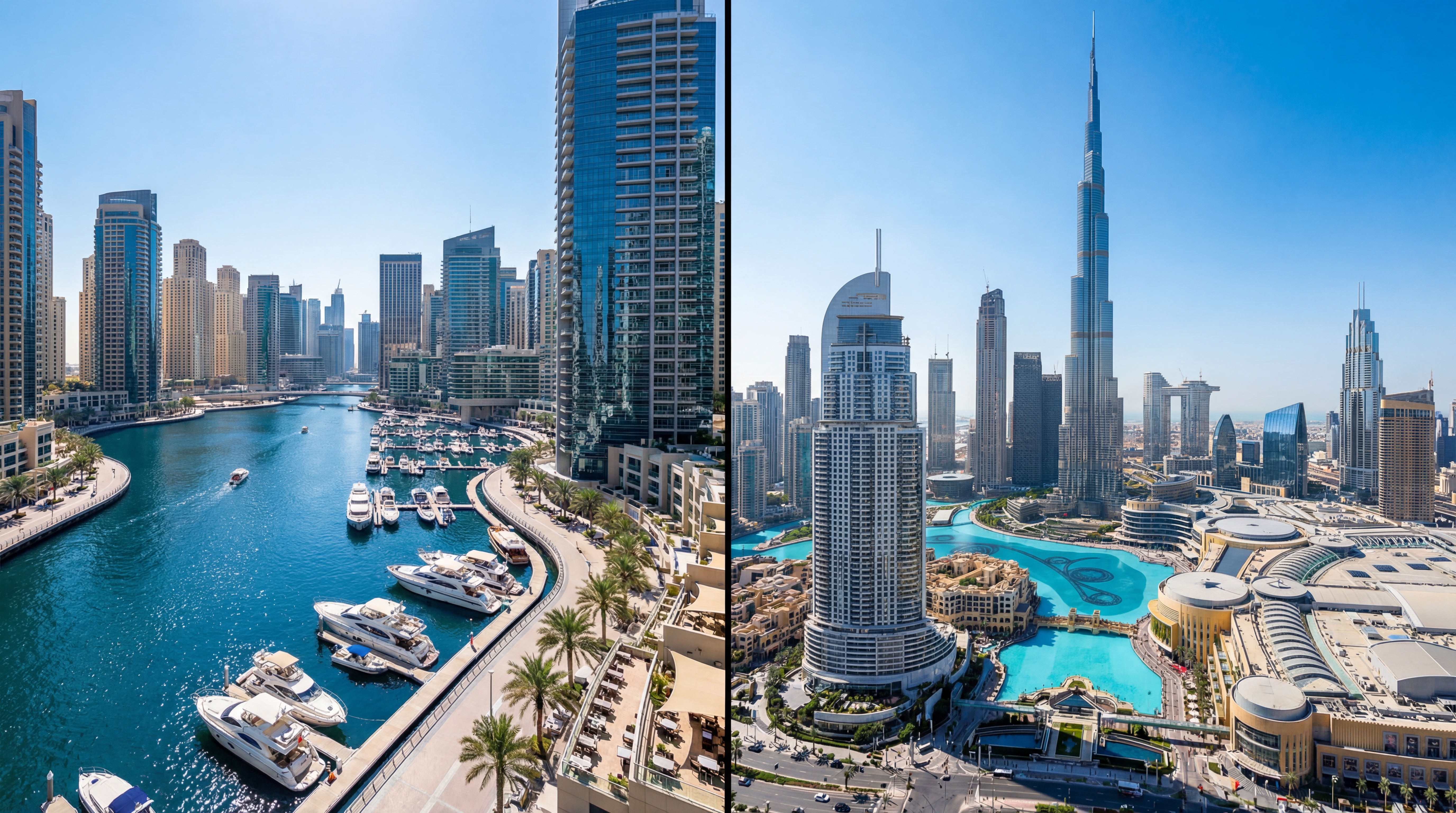 Choosing Your Home: Should You Buy Apartment in Dubai Marina or Downtown?